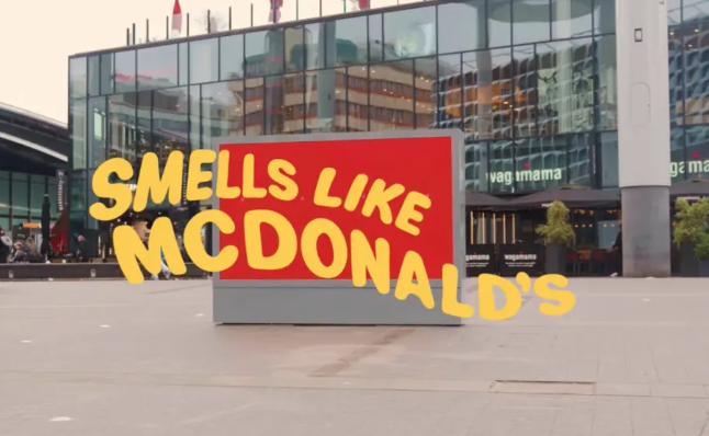 Vallas publicitarias olor Mc Donalds