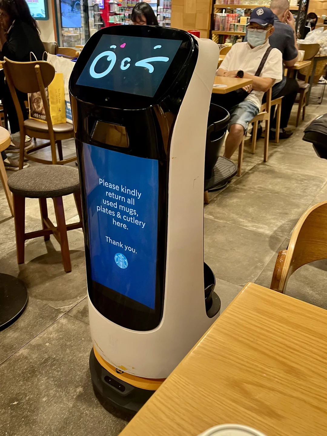 Starbucks Singapúr robot