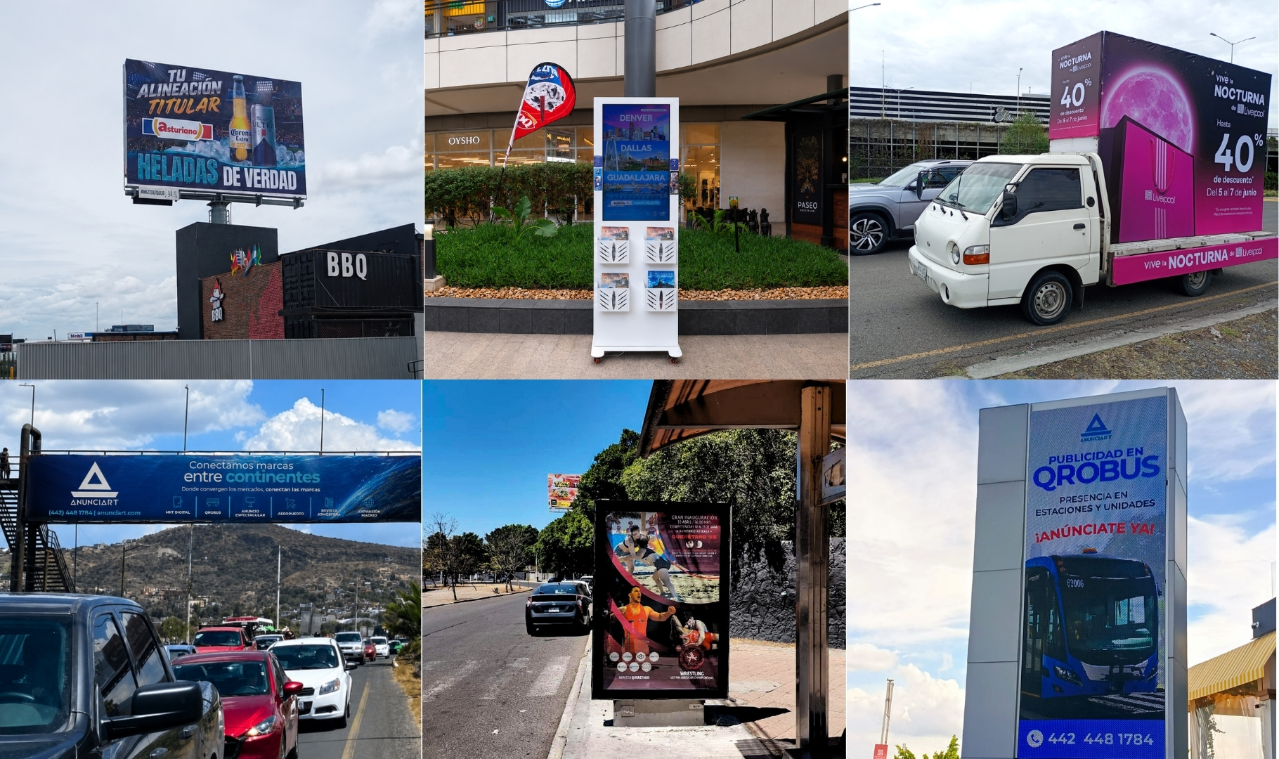 formatos OOH para campañas de publicidad exterior