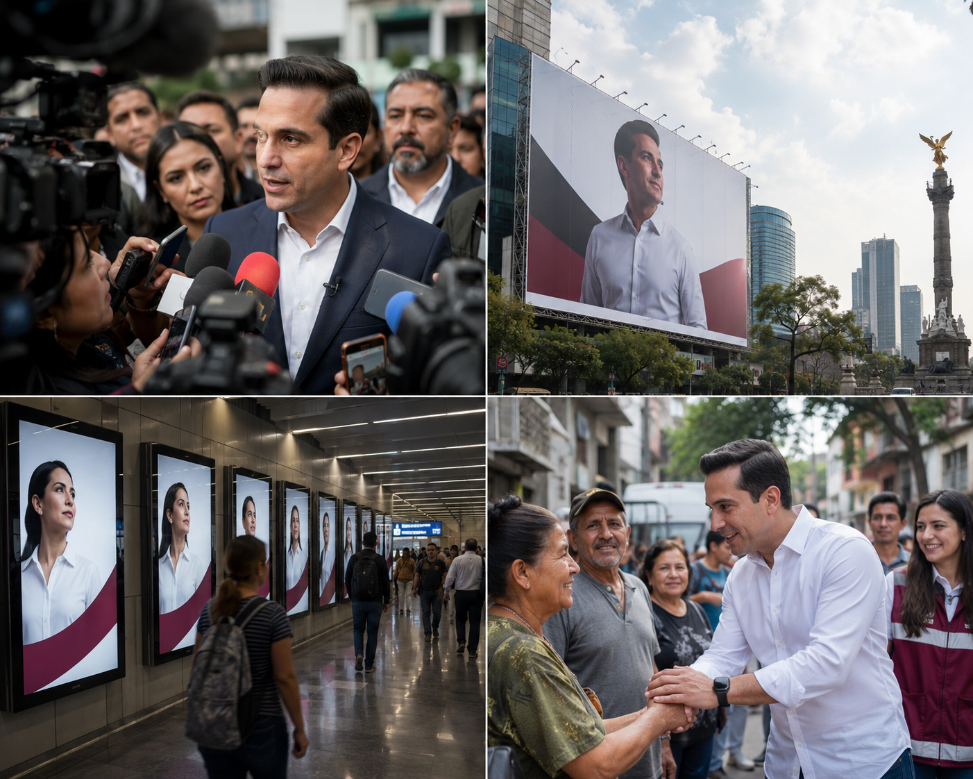 Tour de medios en campaña políticas