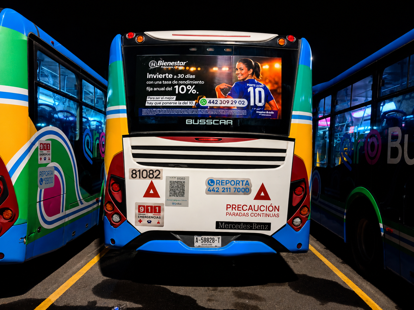 Publicidad en transporte público 2026: listo para llegar a miles de personas todos los días 12 Medallón Qrobus