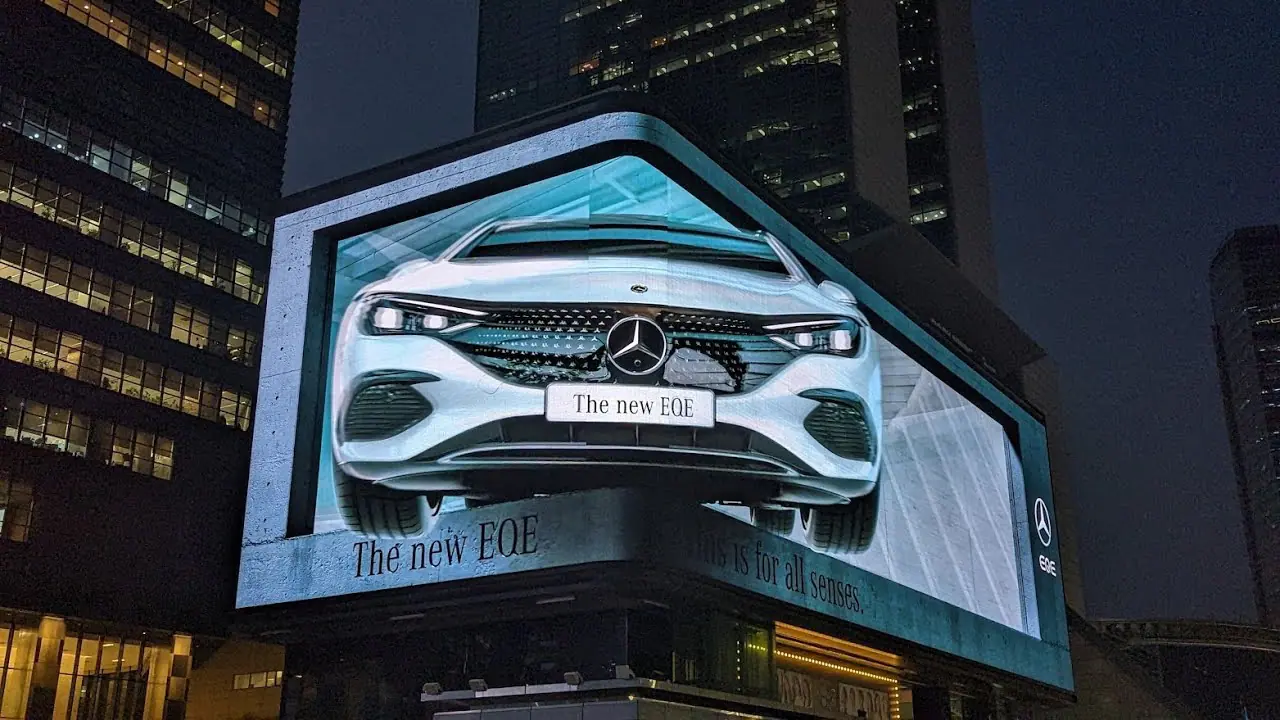 Publicidad DOOH 3D anamórfica: cómo crear anuncios que parecen salirse de la pantalla 13 publicidad DOOH 3D anamórfica