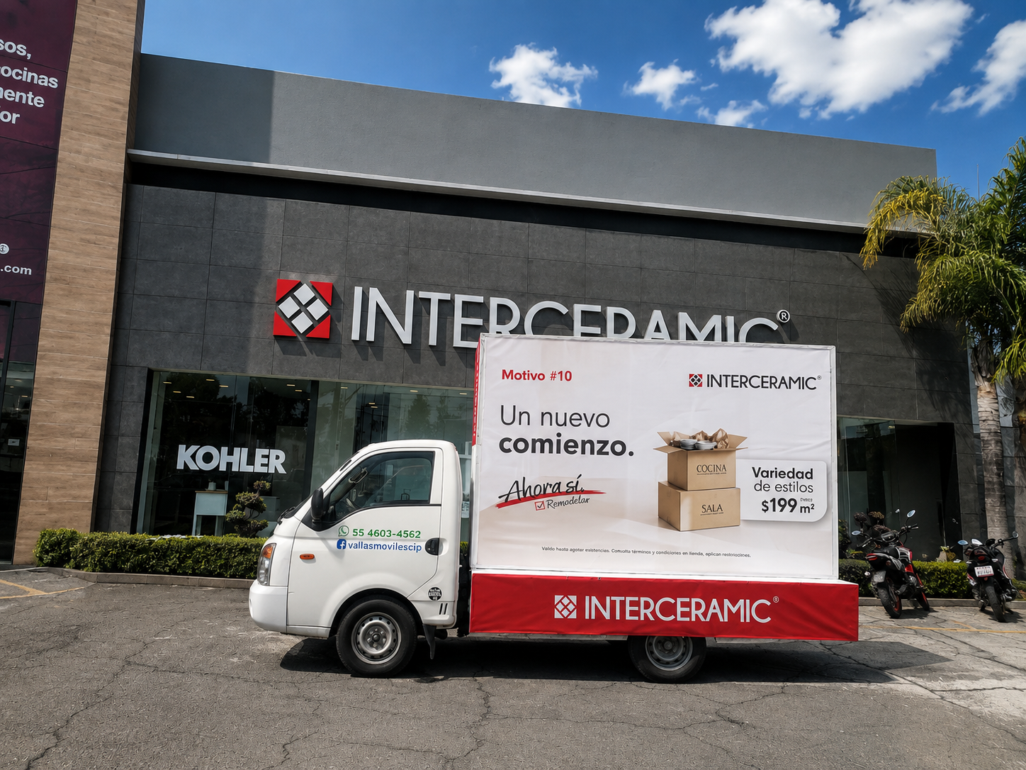 Campaña de valla móvil Interceramic