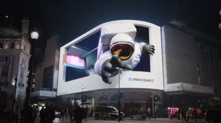 10 campañas destacadas de publicidad DOOH 3D anamórfica 24 meta
